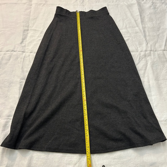 Dark Gray A-Line Skirt - Picture 4 of 5